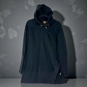 Indygena Hoodie Sweatshirt Pullover Black Women’s Size Small